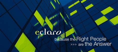 Working at Eclaro company profile and information .